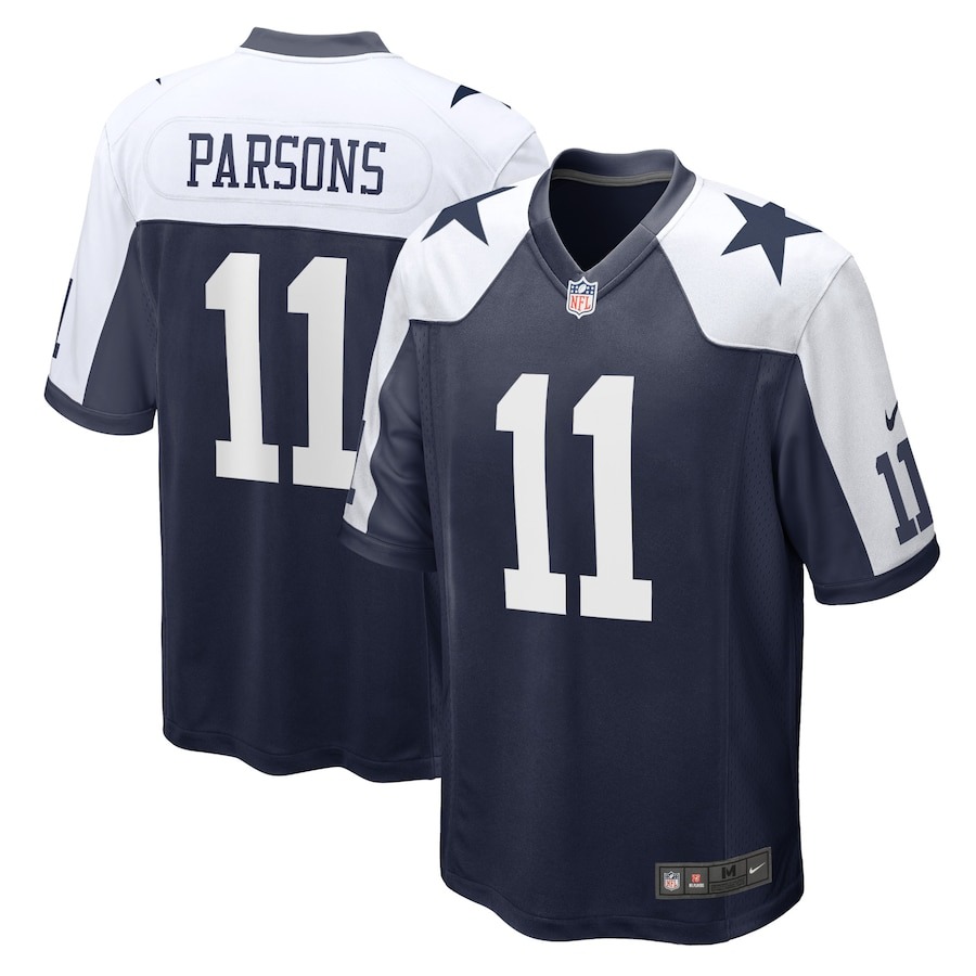Men's Dallas Cowboys Micah Parsons Nike Navy Alternate Game Jersey - ujerseystore