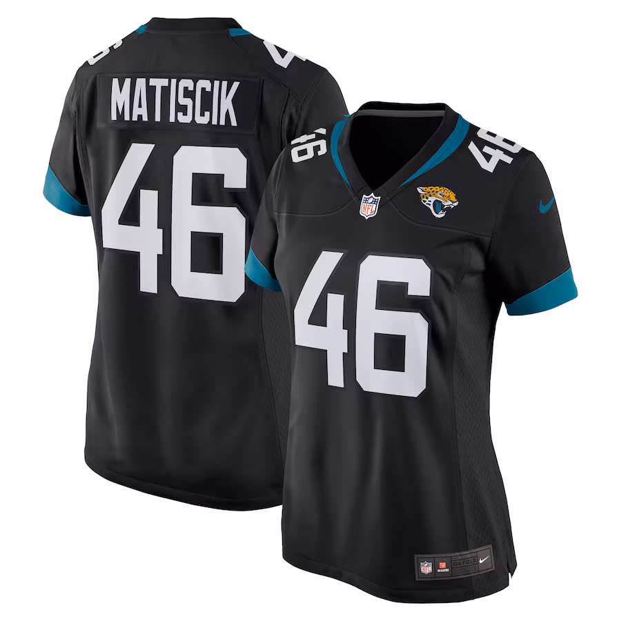 Women's Jacksonville Jaguars Ross Matiscik Nike Black Game Jersey - ujerseystore