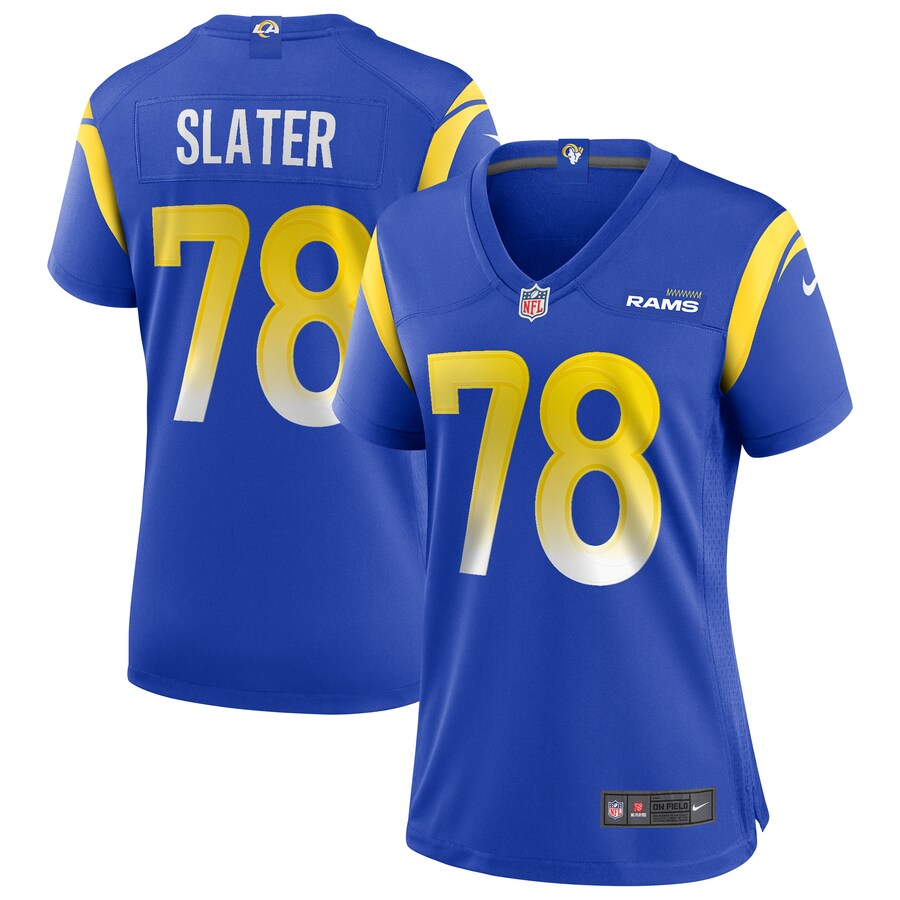Women's Los Angeles Rams Jackie Slater Nike Royal Game Retired Player Jersey - ujerseystore