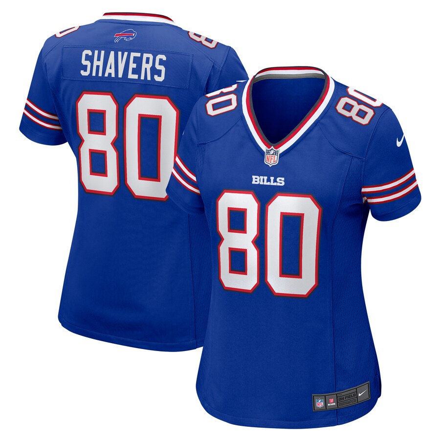 Women's Buffalo Bills Tyrell Shavers Nike Royal Team Game Jersey - ujerseystore