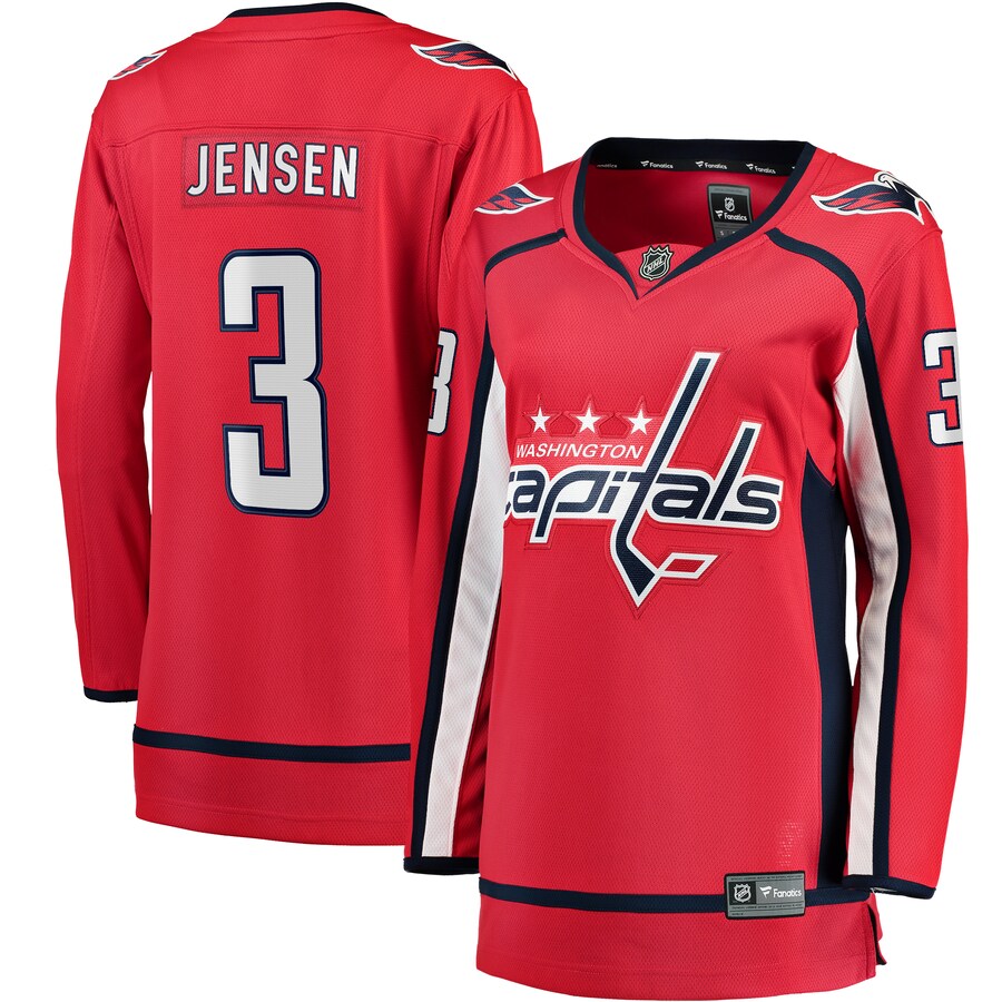 Women's Washington Capitals Nick Jensen Fanatics Branded Red Home Breakaway Player Jersey - ujerseystore