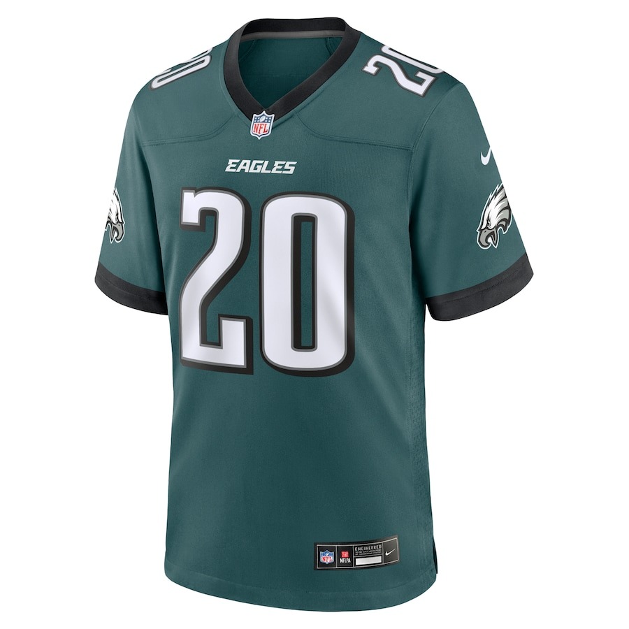 Men's Philadelphia Eagles Brian Dawkins Nike Midnight Green Team Game Jersey - ujerseystore