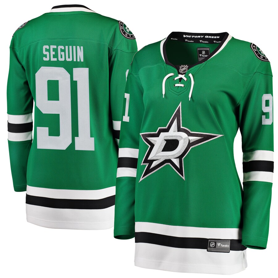 Women's Dallas Stars Tyler Seguin Fanatics Branded Green Home Breakaway Player Jersey - ujerseystore