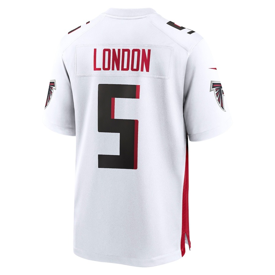 Men's Atlanta Falcons Drake London Nike White Away Game Player Jersey - ujerseystore