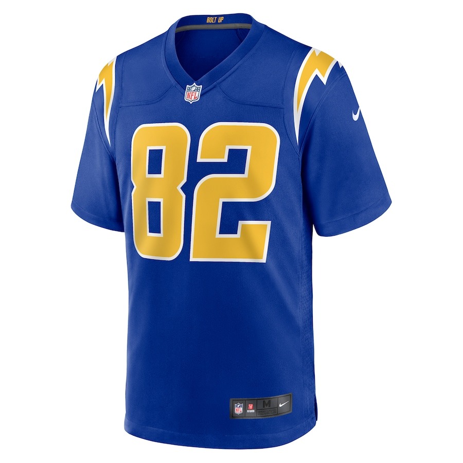 Men's Los Angeles Chargers Brenden Rice Nike Royal 2024 NFL Draft 2nd Alternate Game Player Jersey - ujerseystore