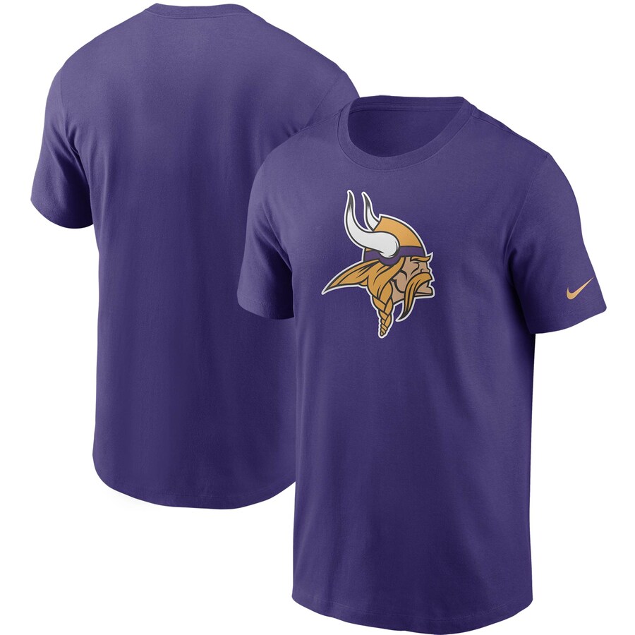 Men's Minnesota Vikings Nike Purple Primary Logo T-Shirt - ujerseystore