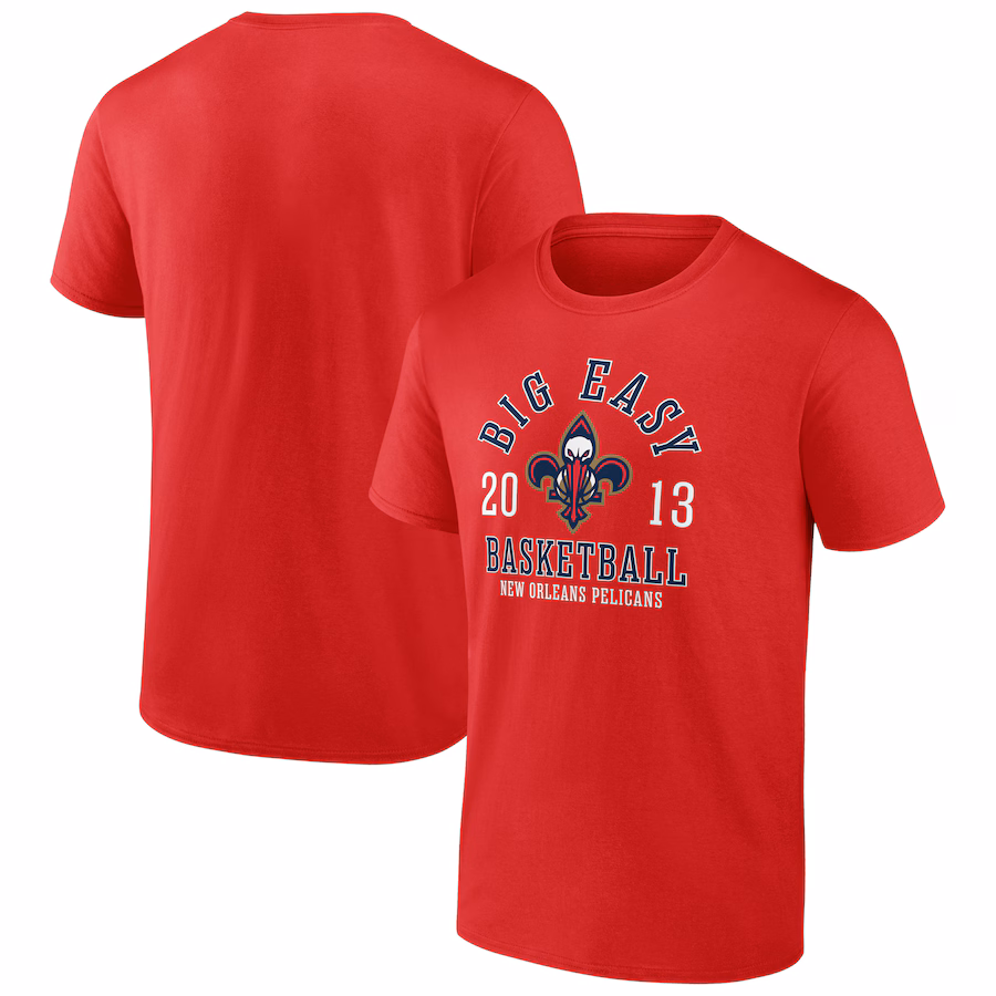 Men's New Orleans Pelicans Red The Extras T-Shirt - ujerseystore