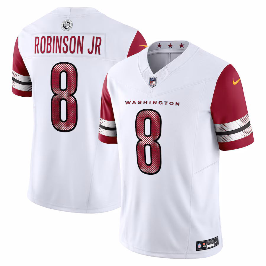 Men's Washington Commanders Brian Robinson Jr. Nike White Vapor F.U.S.E. Limited Jersey - ujerseystore