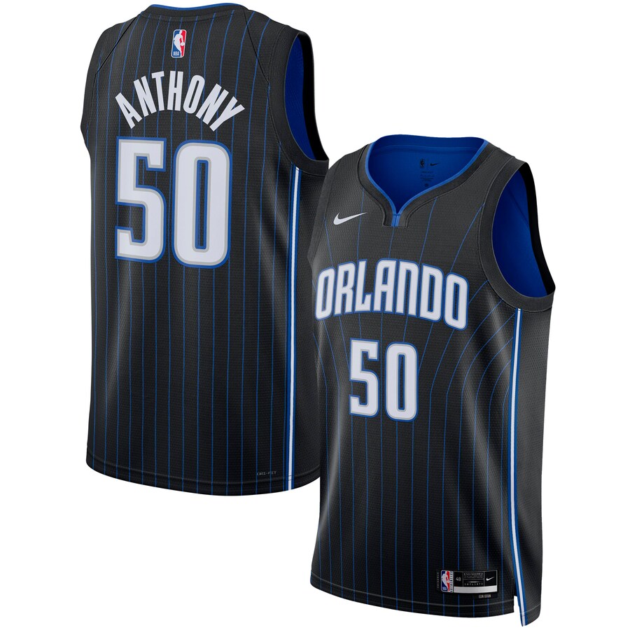 Unisex Orlando Magic Cole Anthony Nike Black Swingman Jersey - Icon Edition - ujerseystore