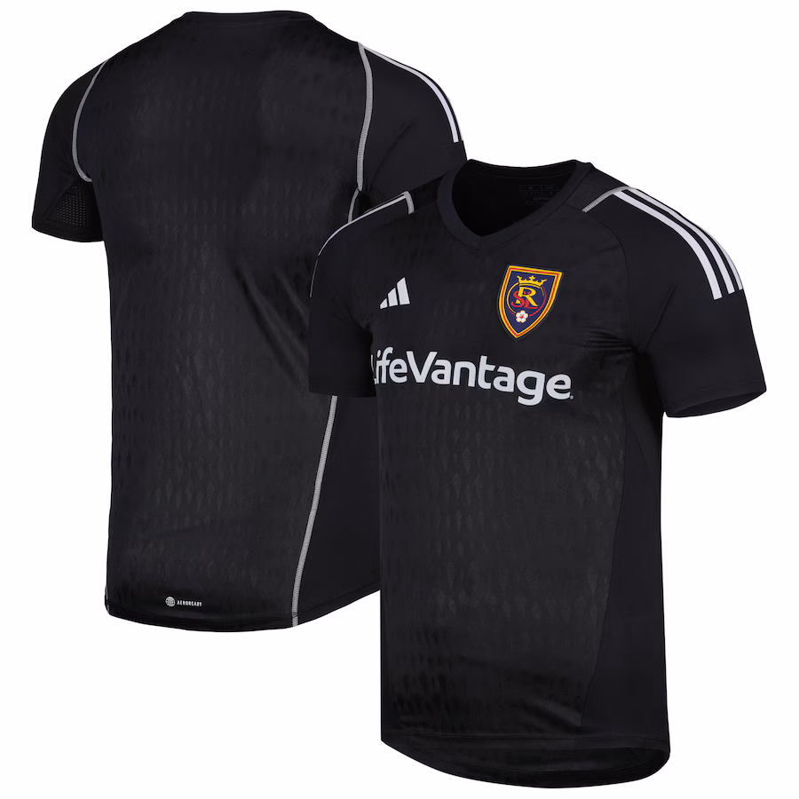 Men's Real Salt Lake adidas Black 2023 Replica Goalkeeper Jersey - ujerseystore