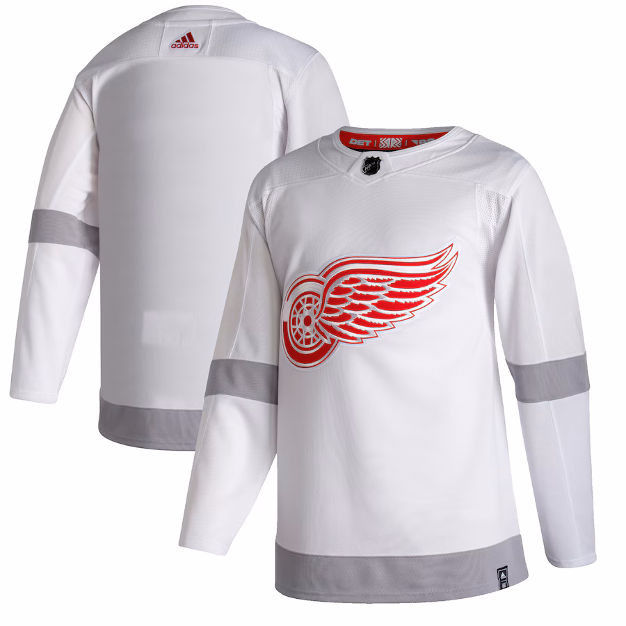 Men's Detroit Red Wings adidas White 2020/21 Reverse Retro Authentic Jersey - ujerseystore