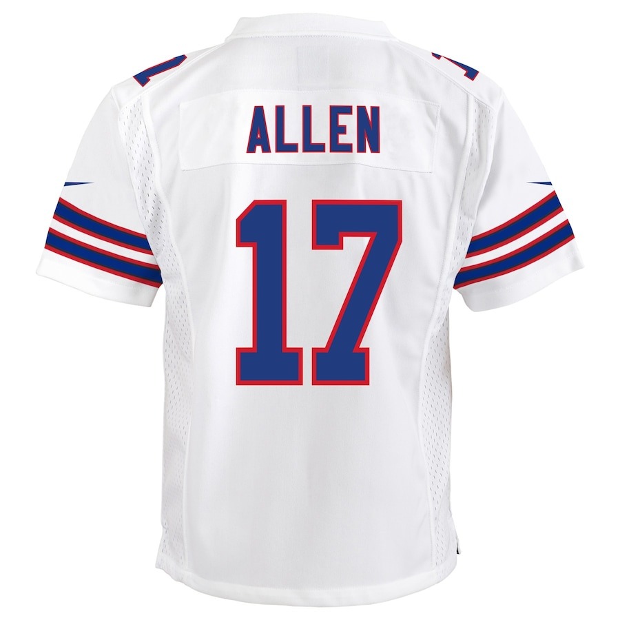 Youth Buffalo Bills Josh Allen Nike White Game Jersey - ujerseystore