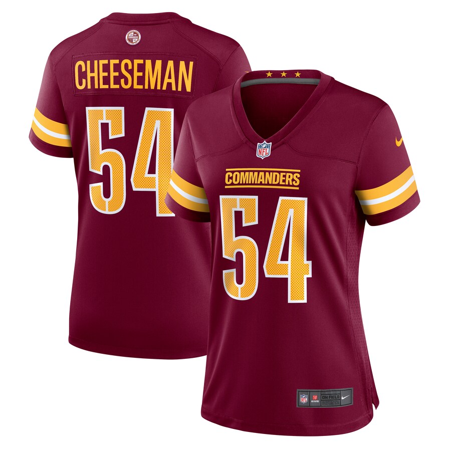 Women's Washington Commanders Camaron Cheeseman Nike  Burgundy  Game Jersey - ujerseystore