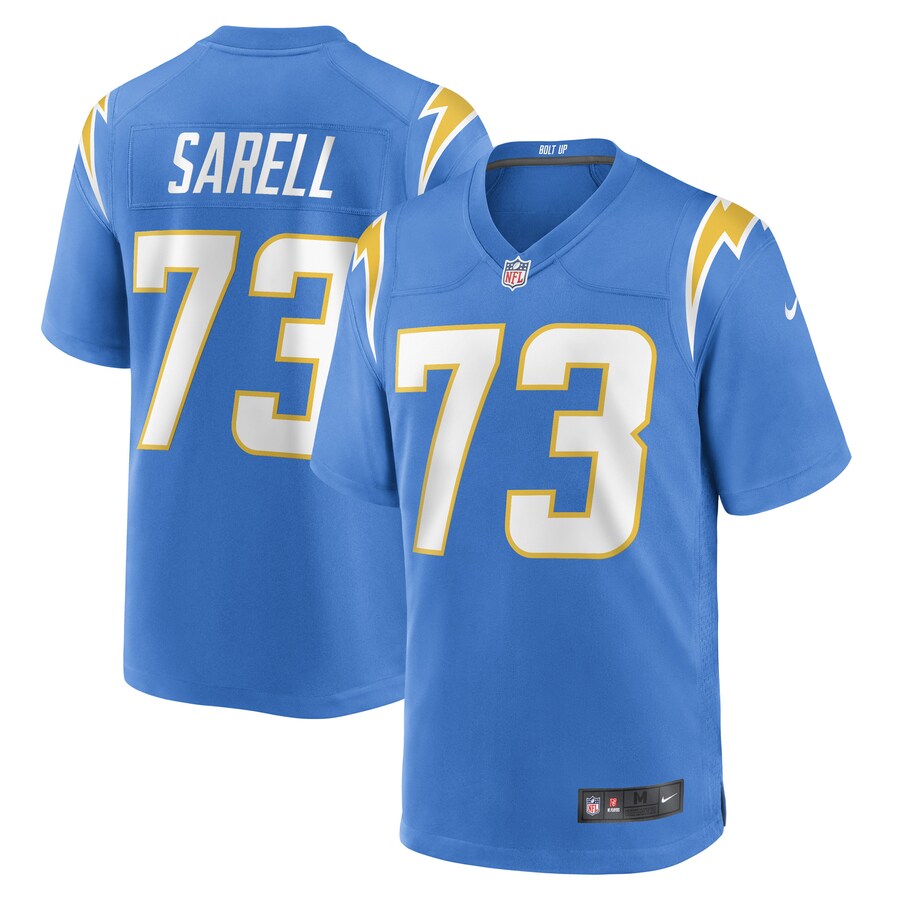 Men's Los Angeles Chargers Foster Sarell Nike Powder Blue Game Player Jersey - ujerseystore