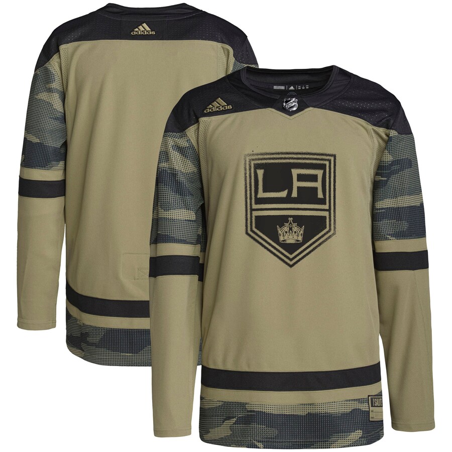 Men's Los Angeles Kings adidas Camo Military Appreciation Team Authentic Practice Jersey - ujerseystore