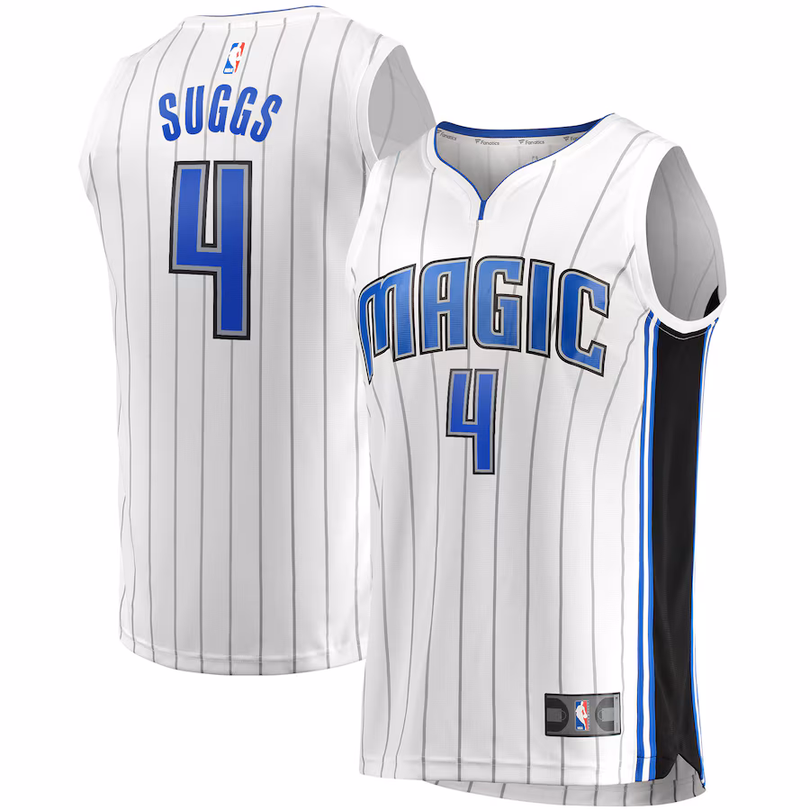 Men's Orlando Magic Jalen Suggs Fanatics White Fast Break Replica Jersey - Association Edition - ujerseystore