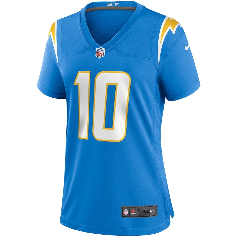 Women's Los Angeles Chargers Justin Herbert Nike Powder Blue Game Jersey - ujerseystore