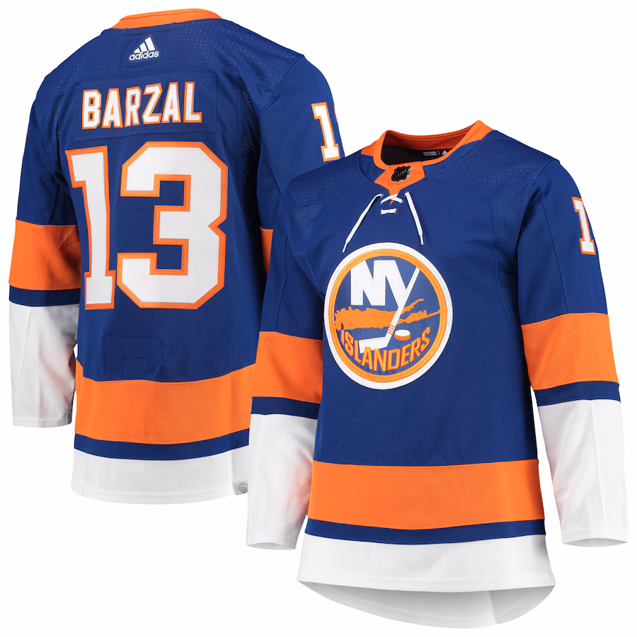 Men's New York Islanders Mathew Barzal adidas Royal Home Primegreen Authentic Player Jersey - ujerseystore