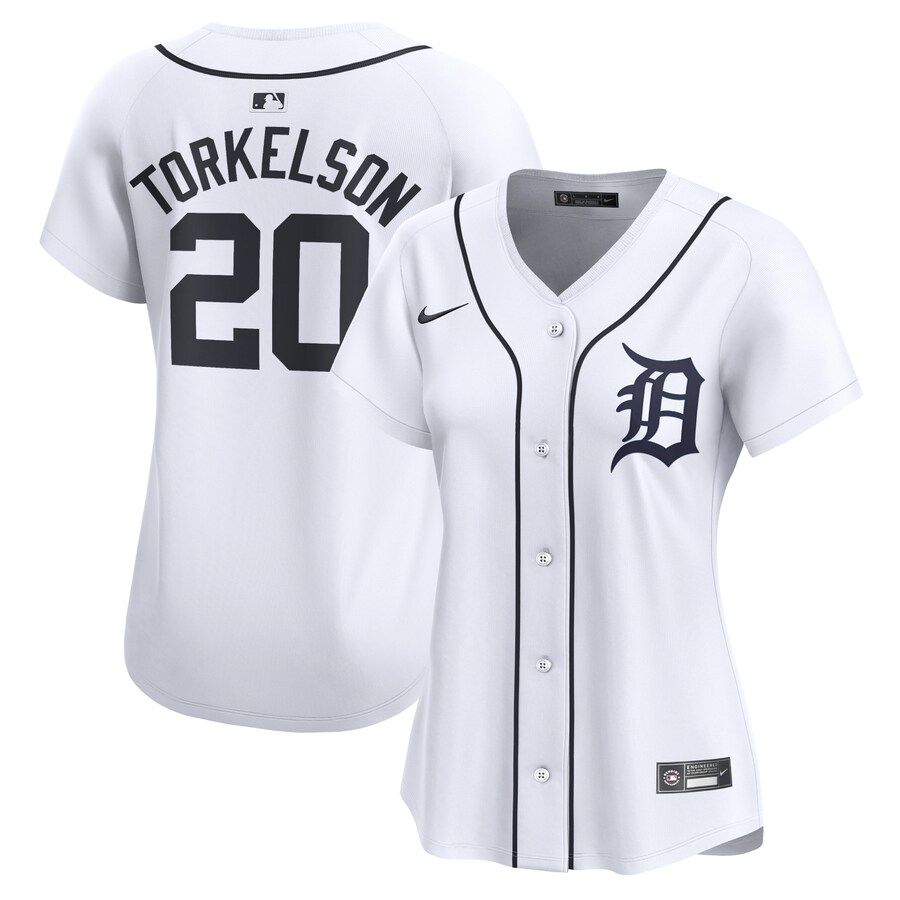 Women's Detroit Tigers Spencer Torkelson Nike White Home Limited Player Jersey - ujerseystore