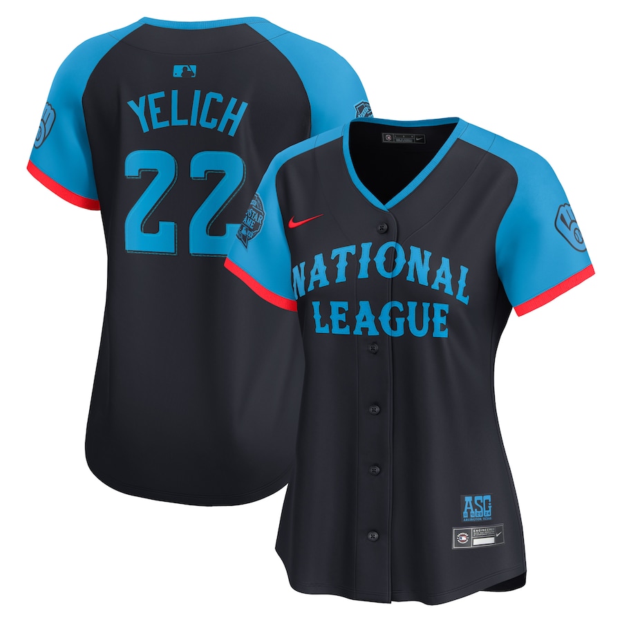 Women's National League Christian Yelich Nike Navy 2024 MLB All-Star Game Limited Player Jersey - ujerseystore