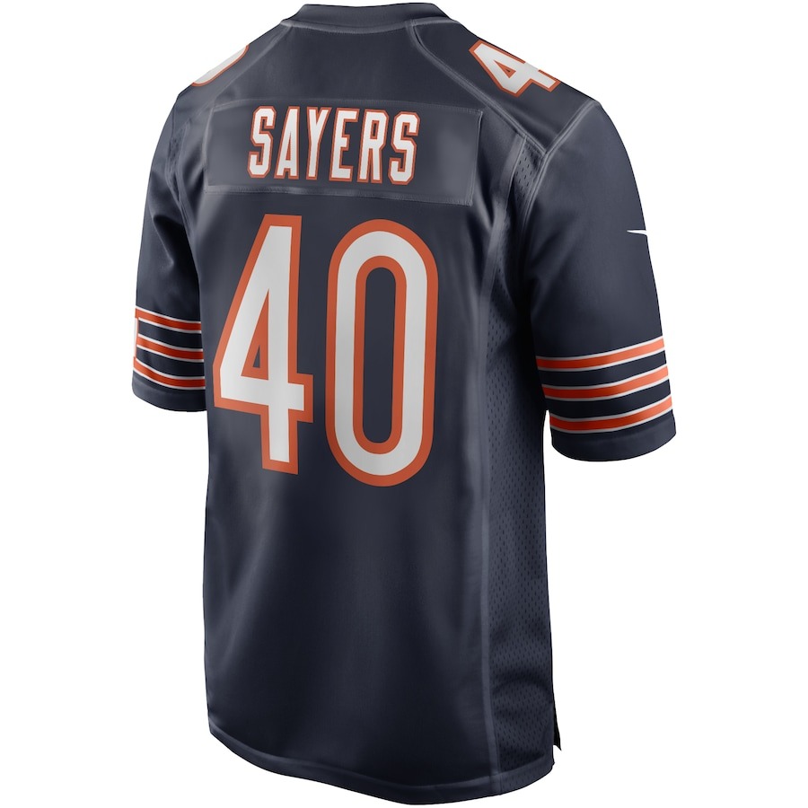 Men's Chicago Bears Gale Sayers Nike Navy Game Retired Player Jersey - ujerseystore