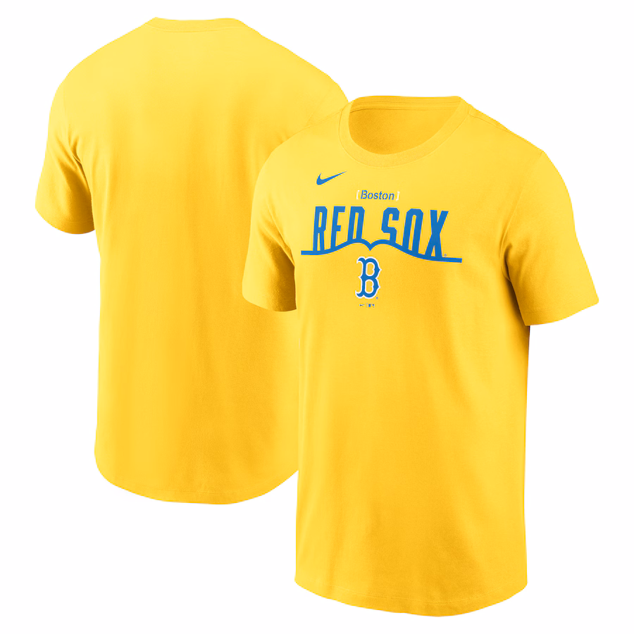 Men's Boston Red Sox Nike Gold City Connect T-Shirt - ujerseystore