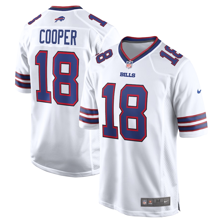 Men's Buffalo Bills Amari Cooper Nike White Game Jersey - ujerseystore