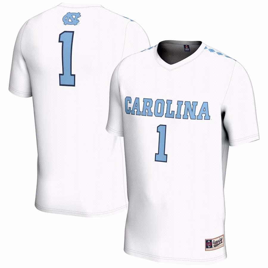 #1 North Carolina Tar Heels GameDay Greats Unisex Lightweight Women's Lacrosse Jersey - White - ujerseystore