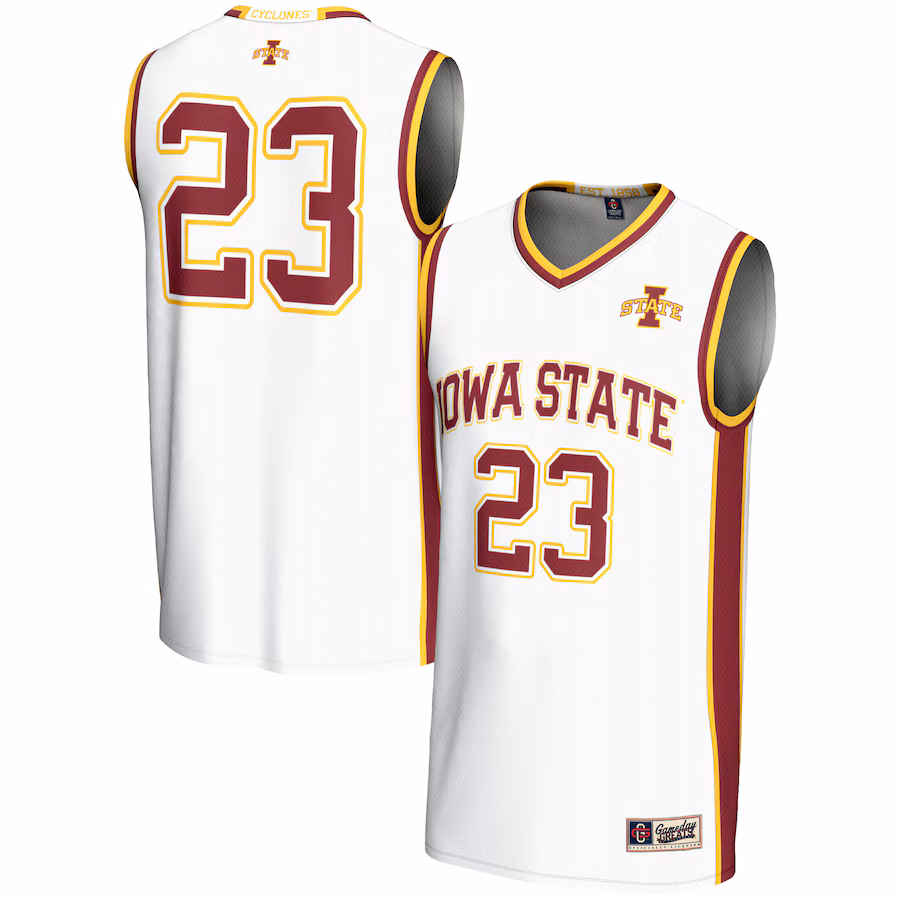 Youth GameDay Greats #23 White Iowa State Cyclones Lightweight Basketball Jersey - ujerseystore
