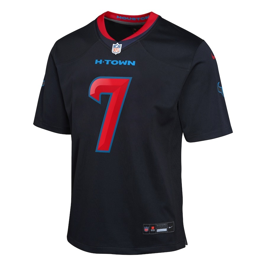 Youth Houston Texans C.J. Stroud Nike Navy 2nd Alternate Game Jersey - ujerseystore