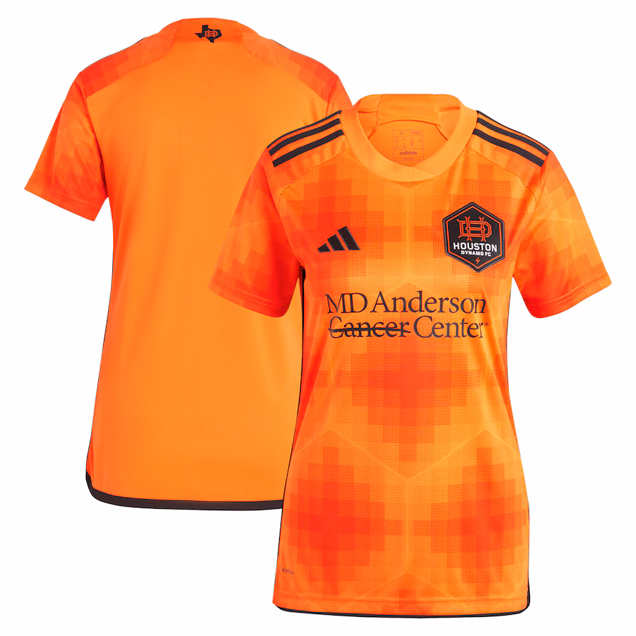 Women's Houston Dynamo FC adidas Orange 2023 El Sol Replica Jersey - ujerseystore