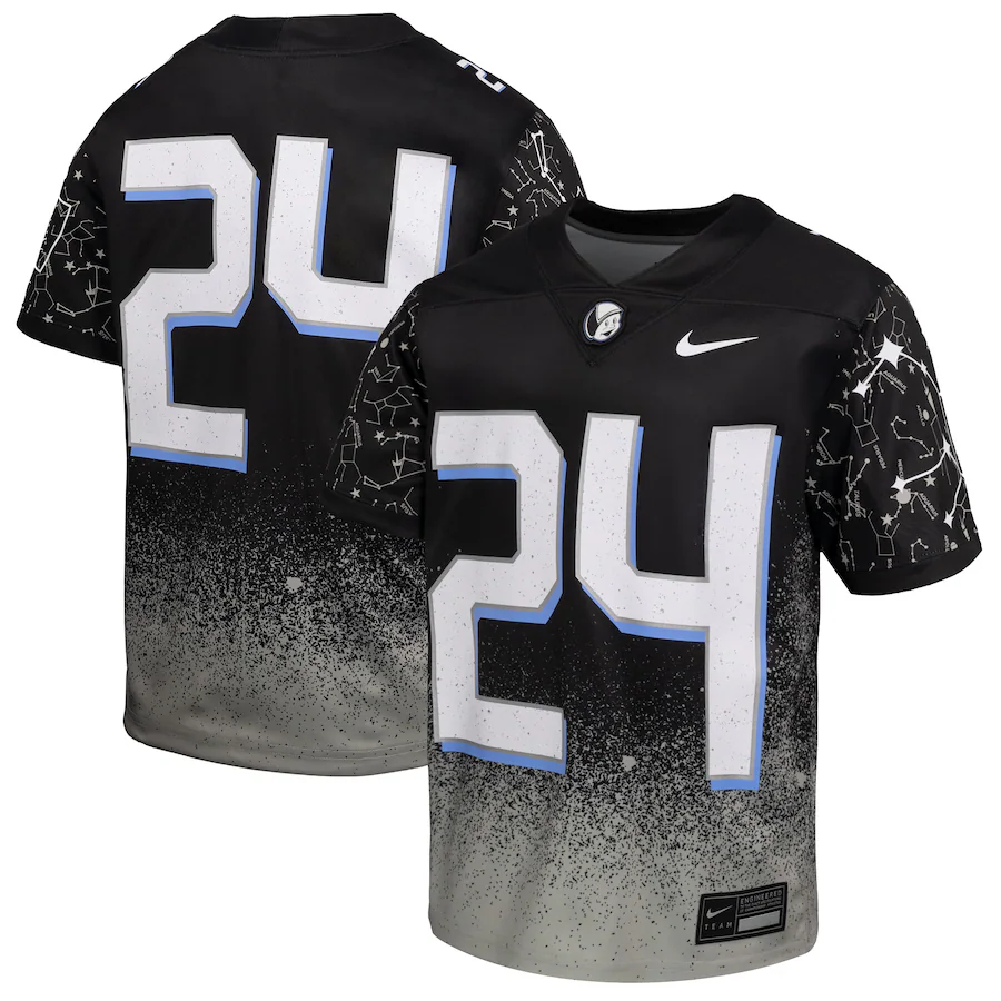 Youth Nike #24 Black UCF Knights 2024 Space Game Alternate Game Jersey - ujerseystore