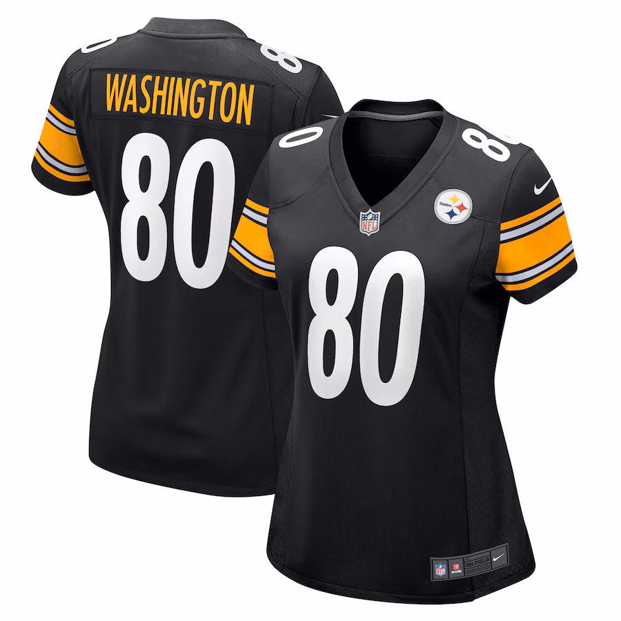 Women's Pittsburgh Steelers Darnell Washington Nike  Black  Game Jersey - ujerseystore