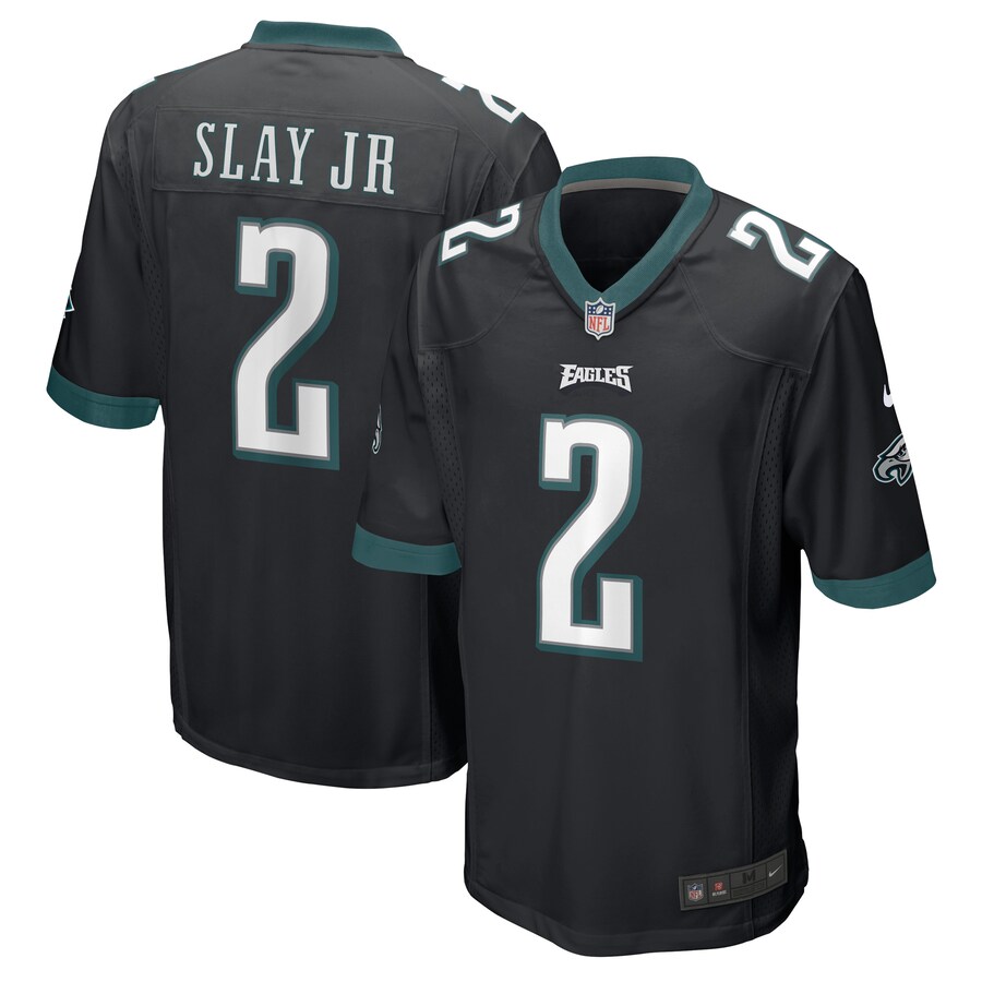 Men's Philadelphia Eagles Darius Slay Jr. Nike Black Alternate Game Player Jersey - ujerseystore
