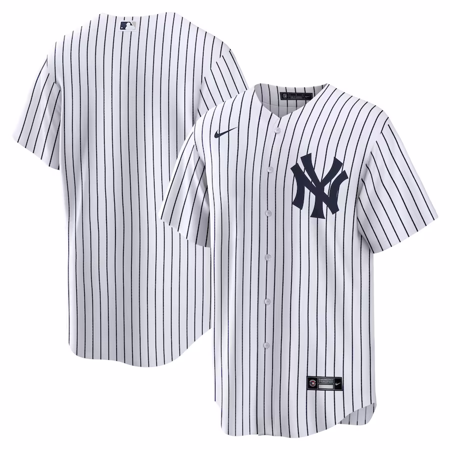 Men's New York Yankees Nike White Home Blank Replica Jersey - ujerseystore