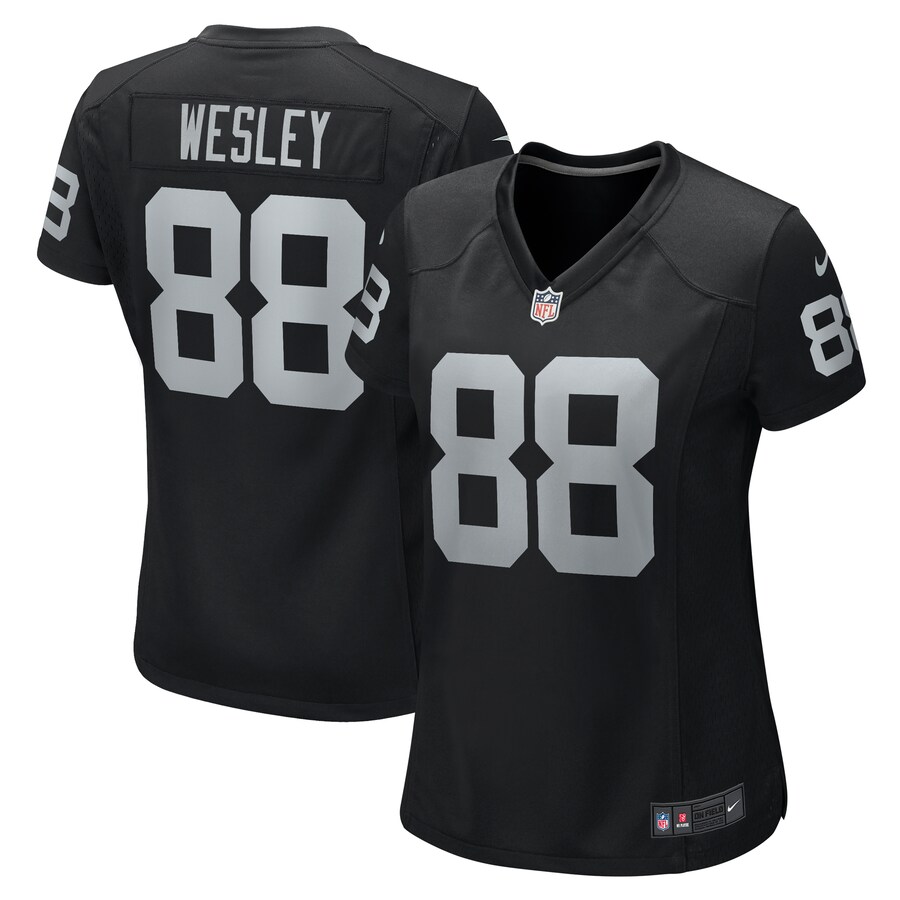 Women's Las Vegas Raiders Antoine Wesley Nike  Black Team Game Jersey - ujerseystore