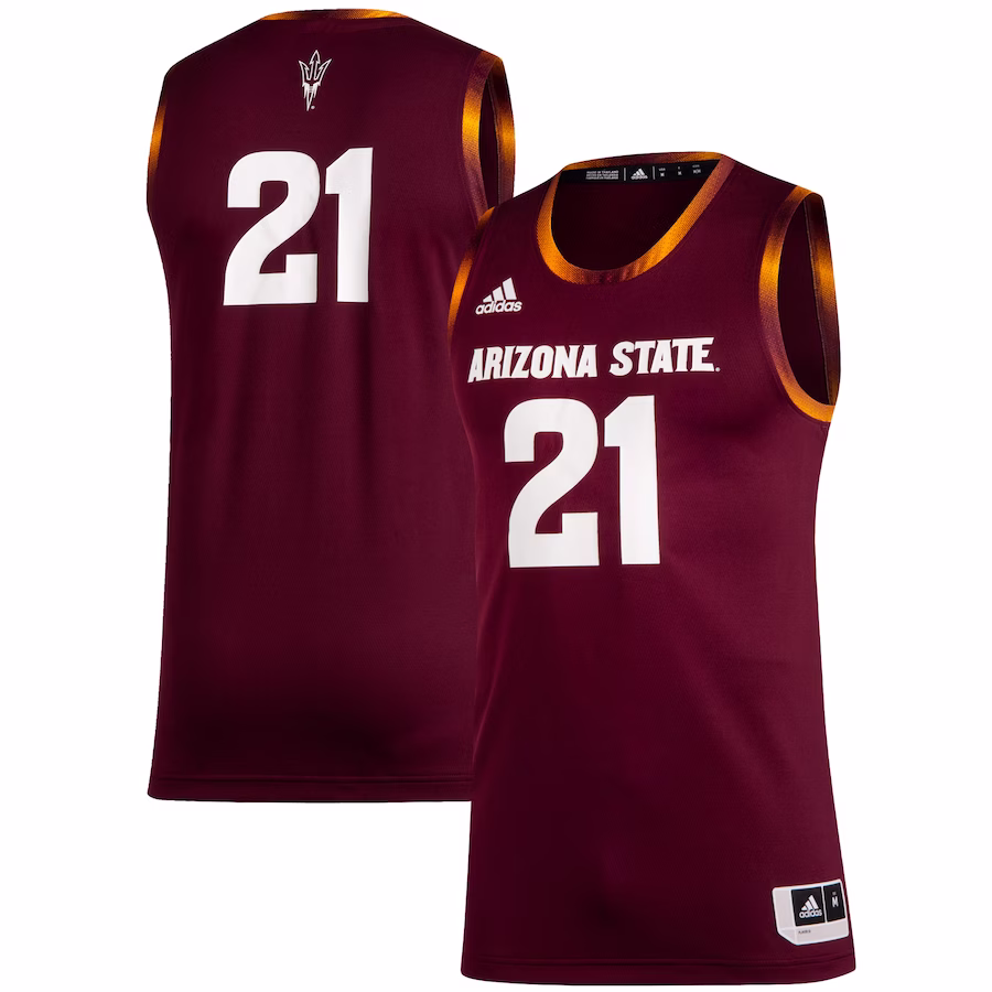 #21 Arizona State Sun Devils adidas Swingman Jersey - Maroon - ujerseystore