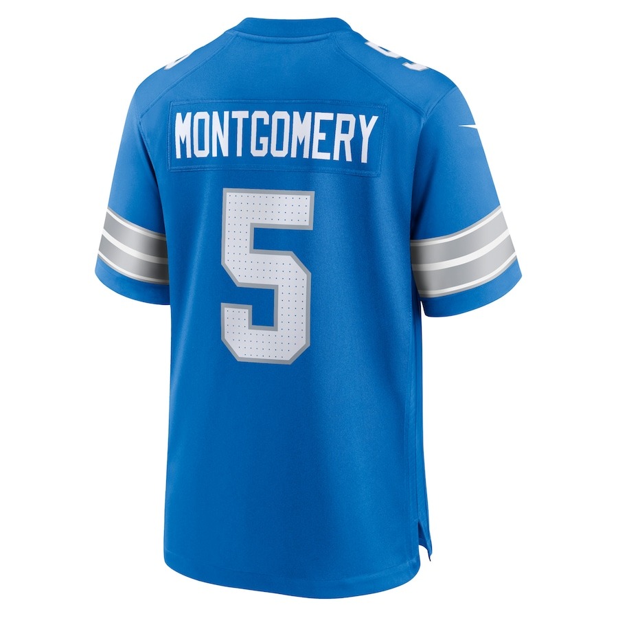 Men's Detroit Lions David Montgomery Nike Blue Game Jersey - ujerseystore