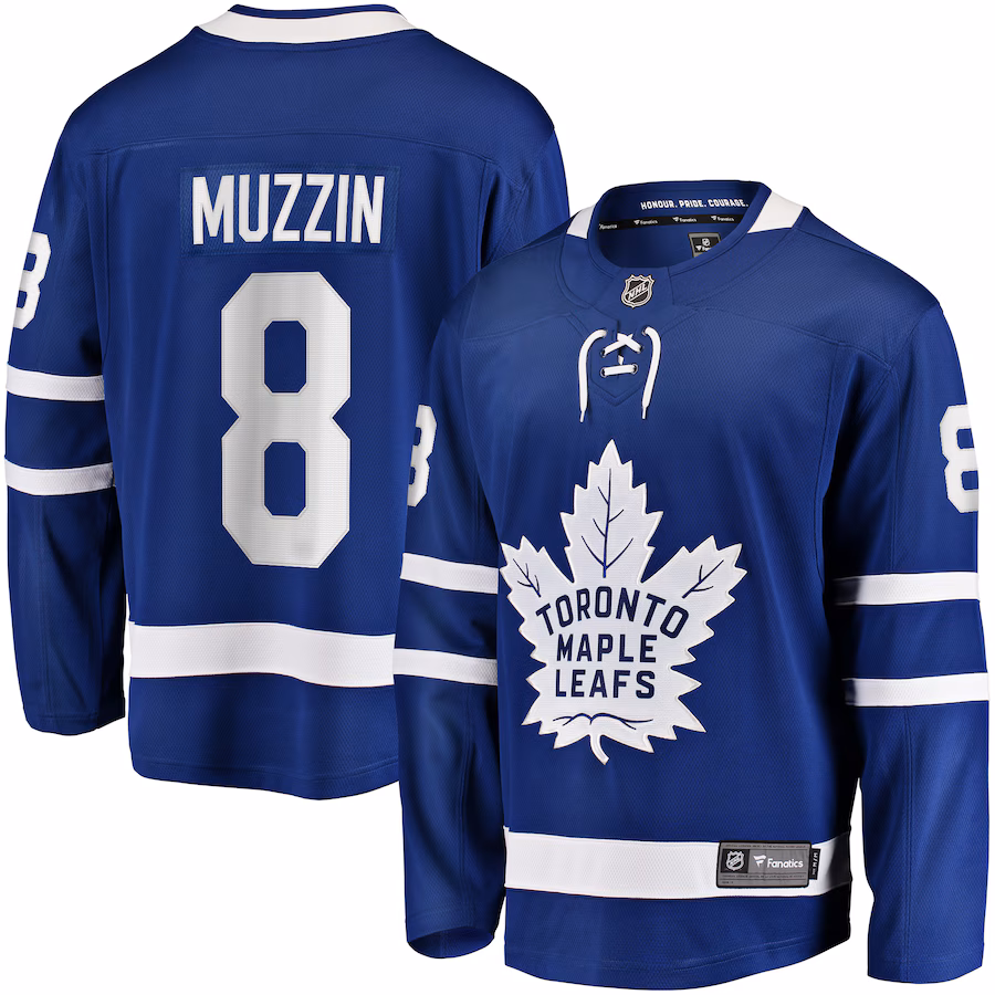 Men's Toronto Maple Leafs Jake Muzzin Fanatics Blue Replica Player Jersey - ujerseystore