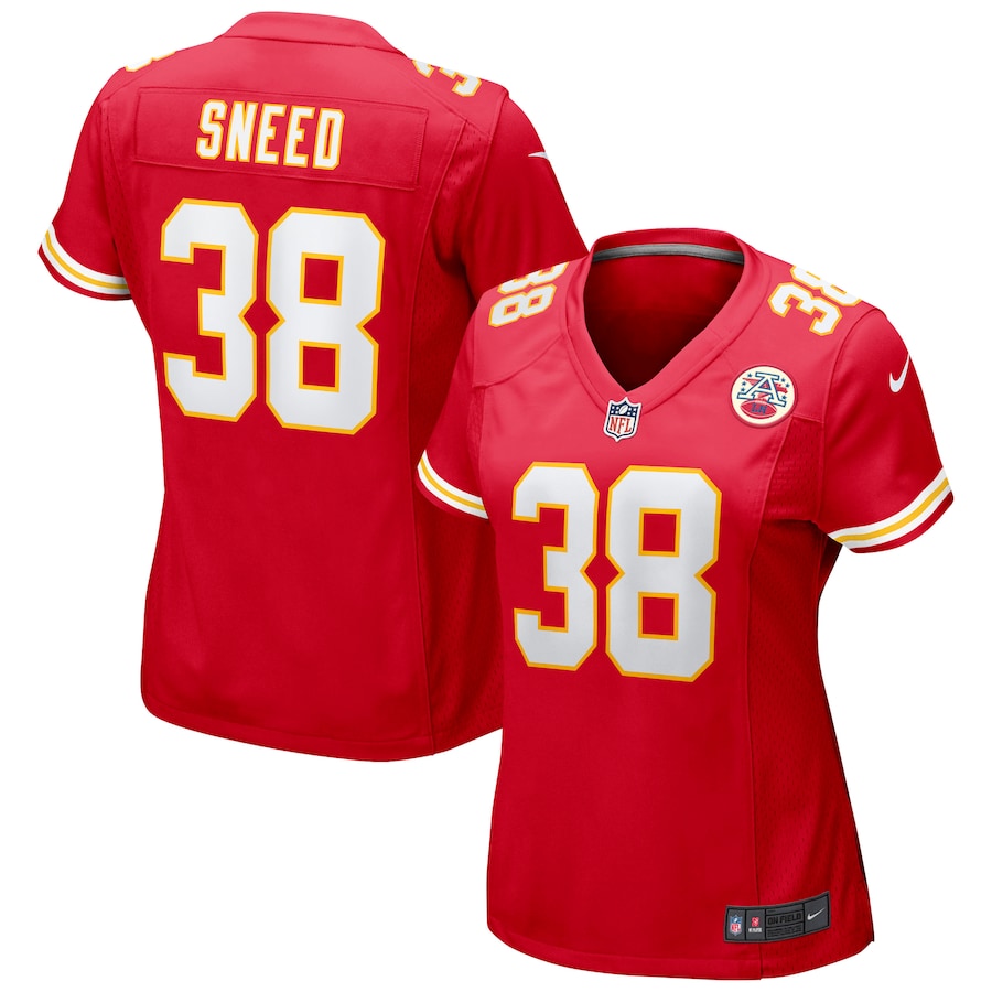 Women's Kansas City Chiefs L'Jarius Sneed Nike Red Game Jersey - ujerseystore