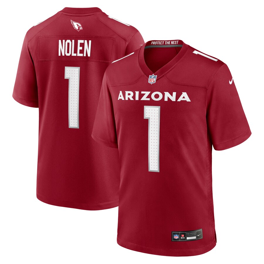 Men's Arizona Cardinals Walter Nolen Nike Cardinal 2025 NFL Draft First Round Pick Game Jersey - ujerseystore