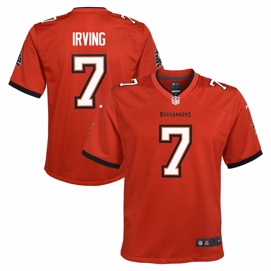 Youth Tampa Bay Buccaneers Bucky Irving Nike Red Game Jersey - ujerseystore