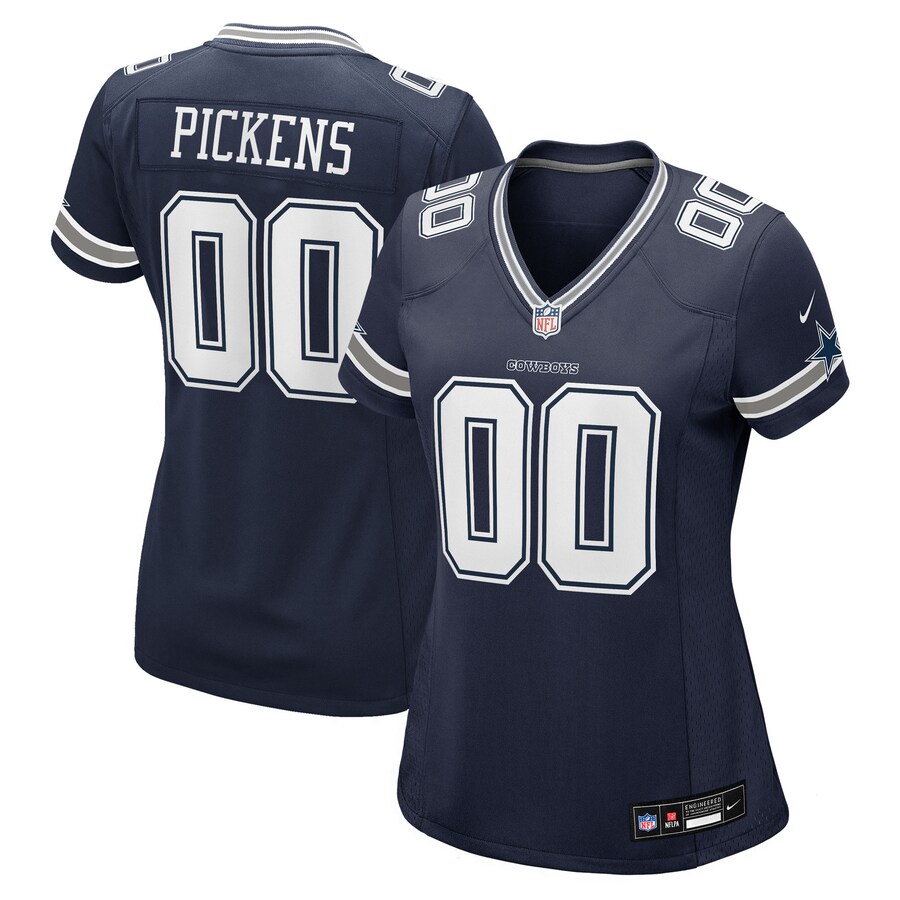 Women's Dallas Cowboys George Pickens Nike Navy Game Jersey - ujerseystore