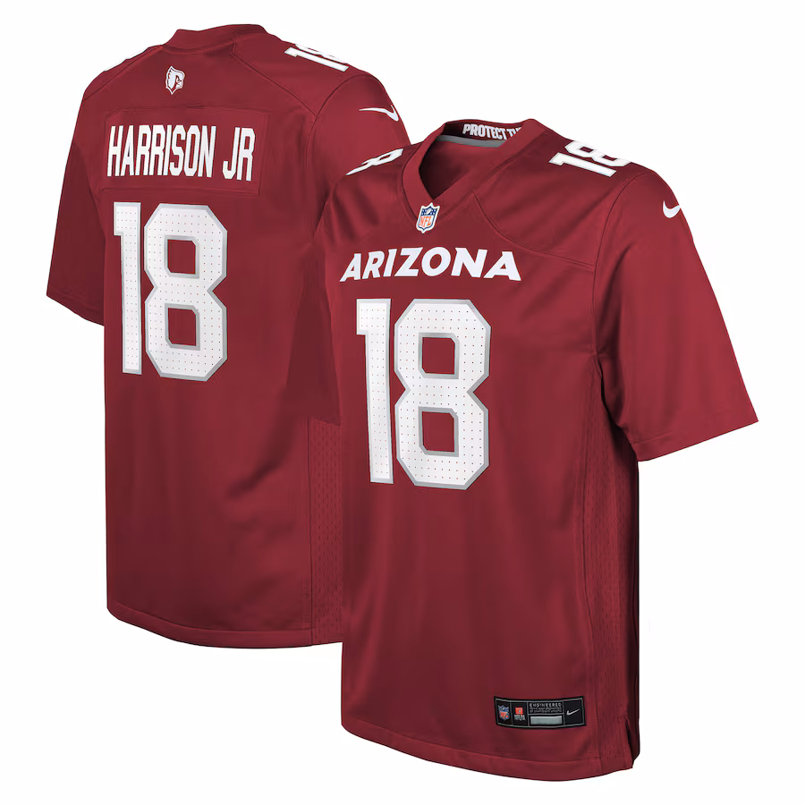 Youth Arizona Cardinals Marvin Harrison Jr. Nike Cardinal Game Jersey - ujerseystore