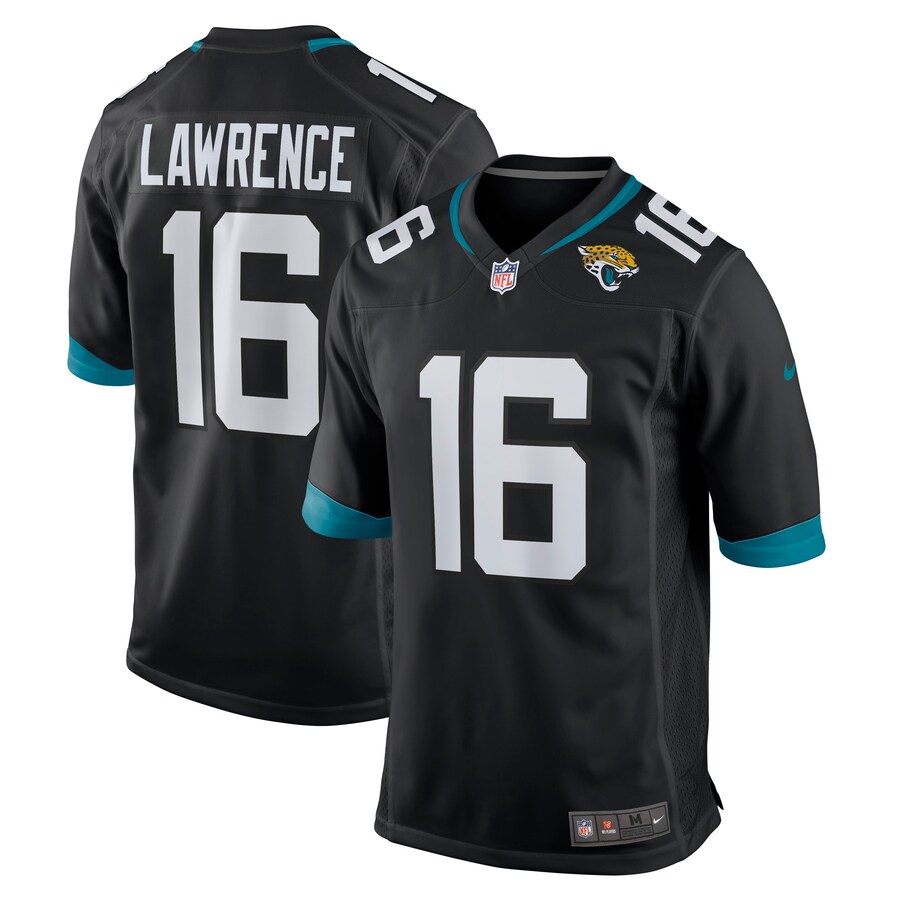 Youth Jacksonville Jaguars Trevor Lawrence Nike Black Alternate Game Jersey - ujerseystore