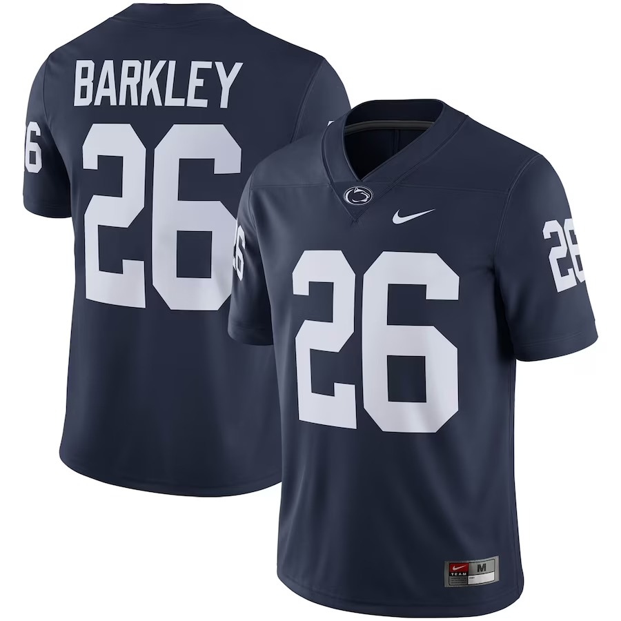 Saquon Barkley Penn State Nittany Lions Nike Alumni Player Game Jersey - Navy - ujerseystore