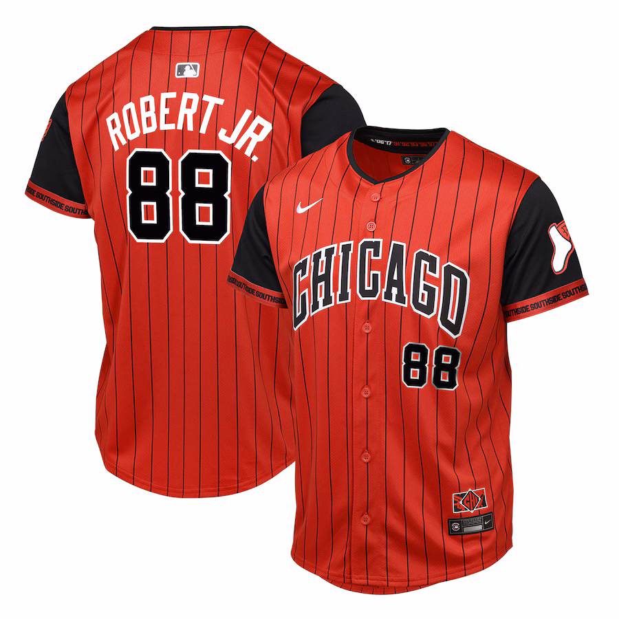 Youth Chicago White Sox Luis Robert Jr. Red/Black 2025 City Connect Limited Player Jersey - ujerseystore