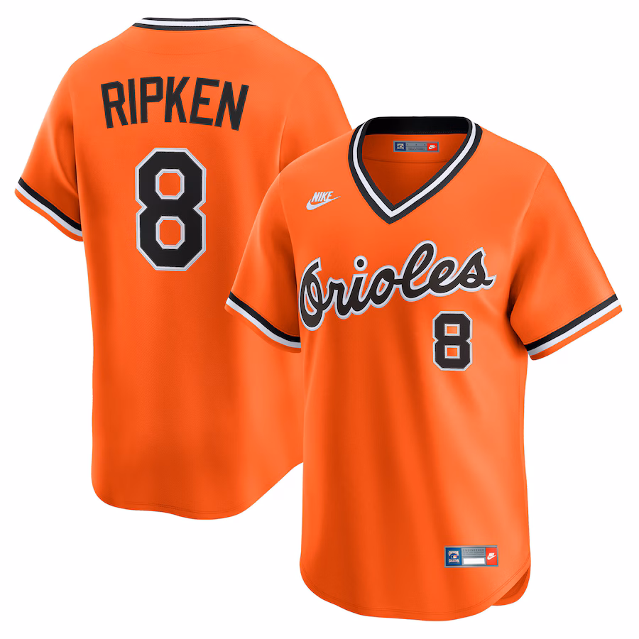 Men's Baltimore Orioles Cal Ripken Sr. Nike Orange Throwback Cooperstown Collection Limited Jersey - ujerseystore