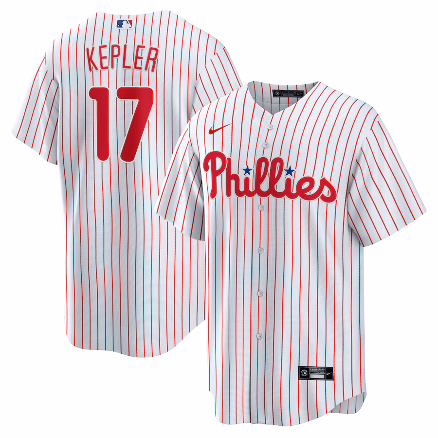Men's Philadelphia Phillies Max Kepler Nike White Home Replica Jersey - ujerseystore