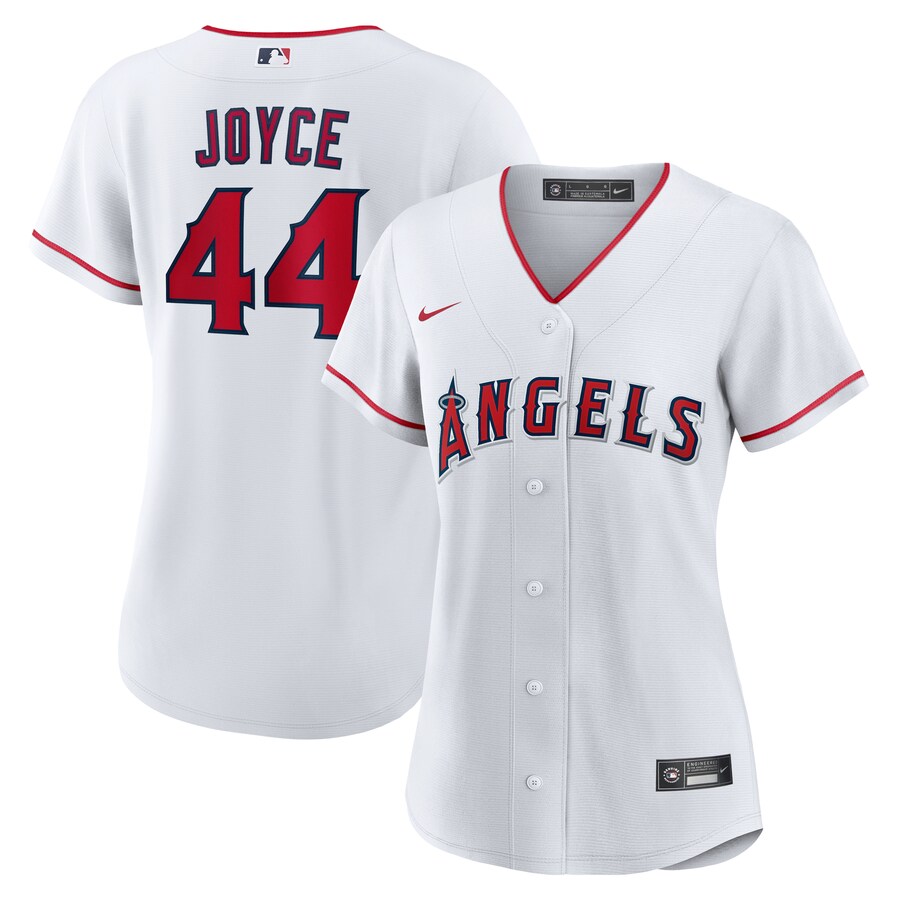 Women's Los Angeles Angels Ben Joyce Nike White Home Replica Jersey - ujerseystore